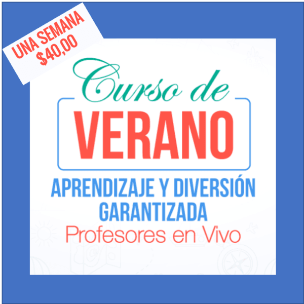 Curso de Verano Online | 1 semana |